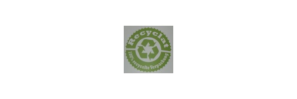 Adhäsionsverschlussbeutel Recyclat