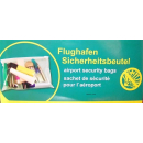 Sicherheitsbeutel Flughafen Beutel 10 Stück  250x170