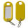 Schlüsselanhänger / Schlüsselschilder 100 Stück gelb S-Haken