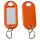Schlüsselanhänger / Schlüsselschilder  200 Stück orange S-Haken