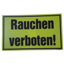 Rauchen verboten Warnschild