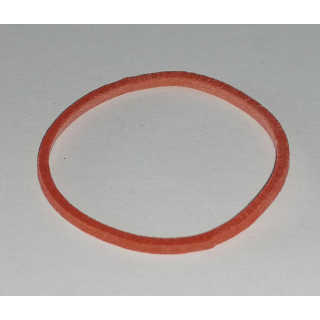1kg Para-Gummibänder Gummiringe rot Breite=1mm Ø=25mm 