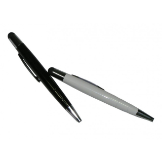 Touchpen Mini Kugelschreiber und Eingabestift - Weiß