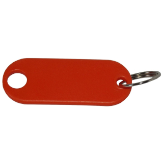 5 Schlüsselanhänger Schlüsselschilder orange für Schlüssel zum Beschriften 