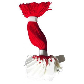 Hängeetikett 10 x 23 mm  Preisetiketten 100 Stück Nr 1 roter Faden