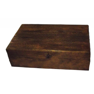 Weinkiste Holzkiste Holzbox Box Verpackung Truhe f 2 Flasche gold