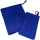 25 Baumwollbeutel mit Kordelzug 16x18 cm blau