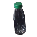 20 PET Flasche Weithals Saftflasche 330 ml Bottle Deckel grün