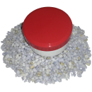100 Salbenkruken Homöopathie Kunststoffdosen 50 g 60 ml Flach Deckel rot