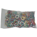 100 g Gummiringe bunt gemischt 15 mm Ø 1,2 x 1,2...