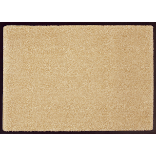Easy-Clean Fußmatte >>Uni beige<< 50x70cm waschbar und pflegeleicht