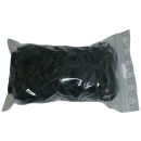 100 g Gummiringe schwarz 40 mm Ø 1,2 x 4 mm breit