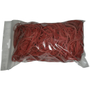 100 g Gummiringe rot 50 mm Ø 1,2 x 1,2 mm breit