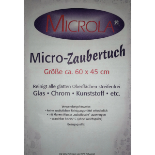 Micro Zaubertuch Microla Tuch, 3 Tücher im Set, ca 60x45 cm