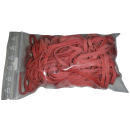 100 g Gummiringe rot 80mm Ø 1,2 x 4 mm breit