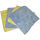 Spültuch Microla Oberflächentücher Wischtuch Spüllappen 4er Pack blau-gelb