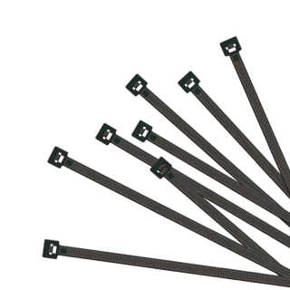 Kabelbinder Set 60 Stück schwarz verschiedene Größen