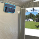 Hängeaufbewahung 2 Fächer 40x20cm blau UV-beständig faltbar Wohnmobil Caravan
