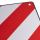 Alu-Warntafel 50x50cm für Italien/Spanien 2 in 1 Reflektierend rot-weiß