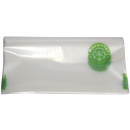 100 Recyclat Flachbeutel transparent mit...