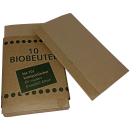 Biobeutel Bioabfall Biotonne Abfallbeutel kompostierbar 10 Liter Papier braun