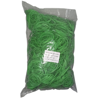 1 Kg Gummiringe Gummibänder grün 40 mm Ø 1,5 x 3 mm breit