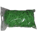 100 g Gummiringe grün 15 mm Ø 1,2 x 1,2 mm breit