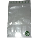 400 Druckverschlussbeutel Zipperbeutel Recyclat Logo-Druck rLDPE 50mµ 100x150mm