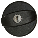 Ersatzdeckel zu Wasser Einfüllstutzen schwarz mit Schlüssel Typ FF
