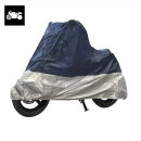 Motorrad Schutzhülle XL blau/silber 246x104x127cm