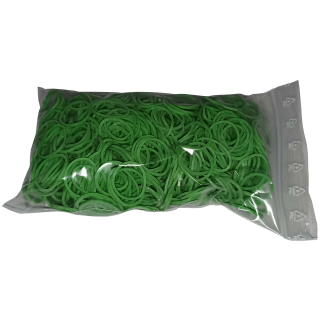 100 g Gummiringe grün 15 mm Ø 1,2 x 1,2 mm breit