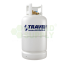 ALUGAS Travel Mate Gastankflasche 27,2 Liter mit 80%...