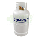 ALUGAS Travel Mate Gastankflasche 33,3 Liter mit 80% Multiventil 688 mm Hoch (DE)